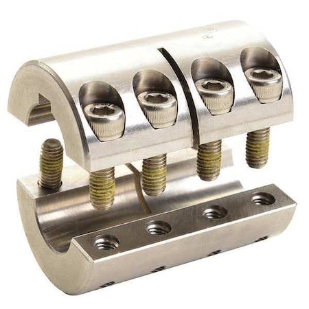 Coupling, Two Piece, Bore Dia 12 mm MPN:MSPC-12-12-SS