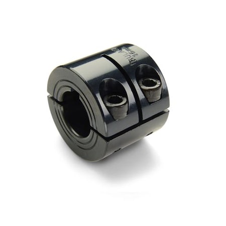 Keyed Shaft Collar, 2pc Double Wide, Bore 10mm, Steel, OD 24mm MPN:MWSPK-10-F
