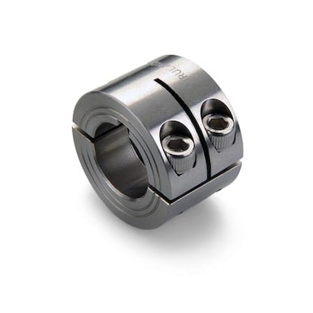 Keyed Shaft Collar, 2pc Double Wide, Bore 12mm, Stainless, OD 28mm MPN:MWSPK-12-SS