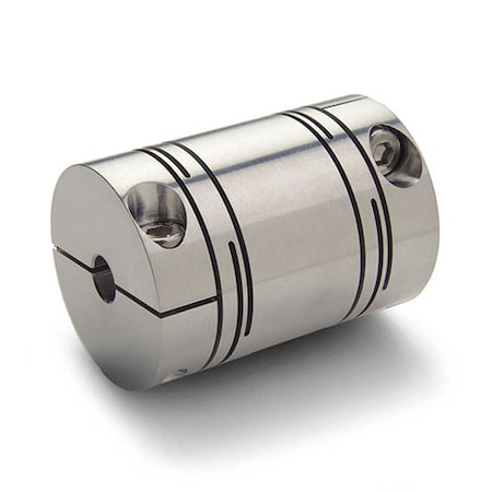 Slit Coupling, Clamp, Long, Bores 0.125