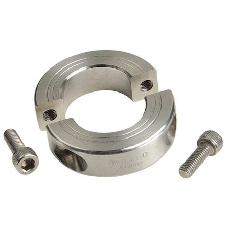 Shaft Collar, Clamp, 2Pc, 3/16 In, 316 SS MPN:SP-3-ST