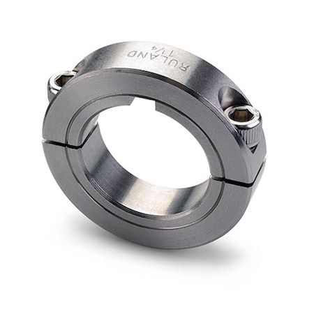 Keyed Shaft Collar, 2pc Clamp, Bore 0.8750