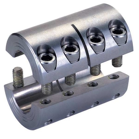 Rigid Shaft Coupling, Two Piece, 1-7/16in. MPN:SPX-23-23-SS