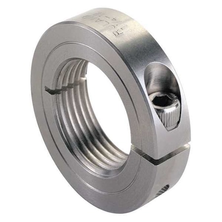 Shaft Collar, Threaded, 1Pc, 1/2-13 In, SS MPN:TCL-8-13-SS