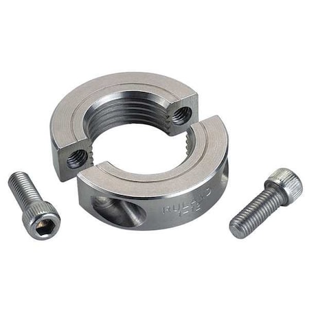 Shaft Collar, Threaded, 2Pc, 5/8-11In, 303SS MPN:TSP-10-11-SS