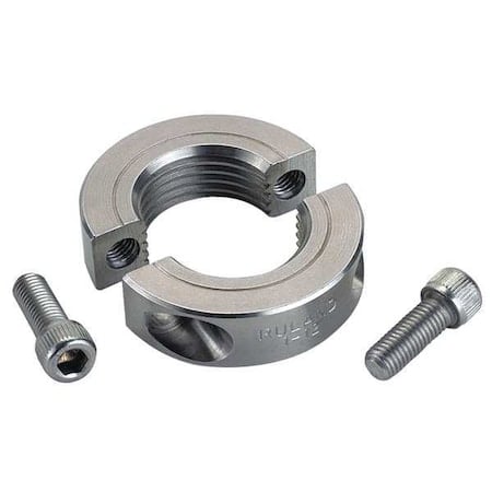 Shaft Collar, Threaded, 2Pc, 1-3/8-12 In, SS MPN:TSP-22-12-SS