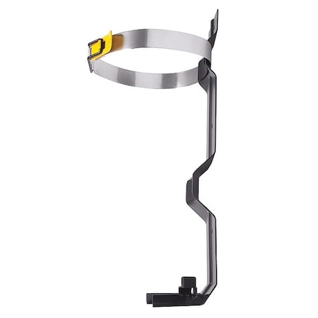 Fire Extinguisher Bracket, Marine/Vehicle Bracket, Metal, For Tank Weight 5 lb MPN:85995