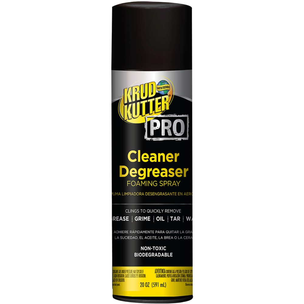 Krud Kutter Pro Concentrated Cleaner Degreaser, 20 Oz, Clear, Pack Of 6 Aerosol Cans MPN:352239