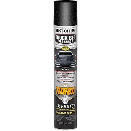 Truck Bed Coating, Black, Textured, 24 oz. MPN:340455