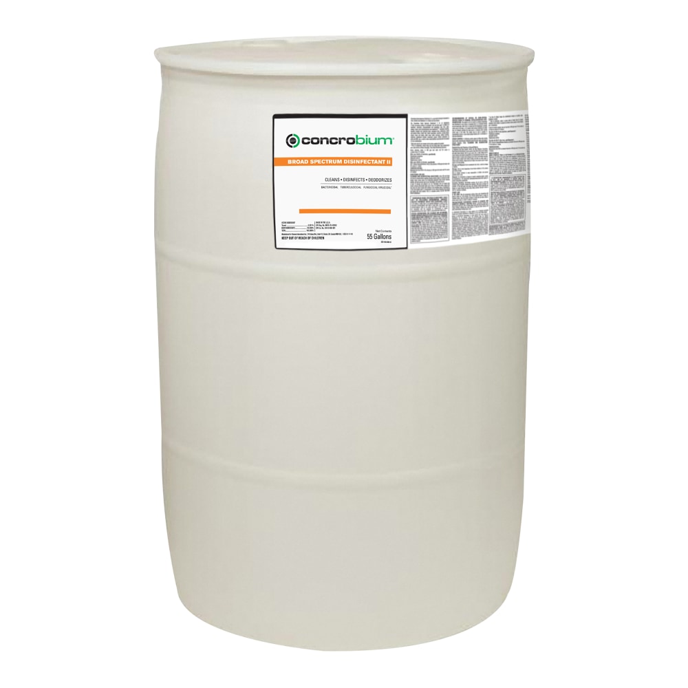 Concrobium Broad Spectrum Disinfectant Cleaner Pro, 55 Gallon, White MPN:626055