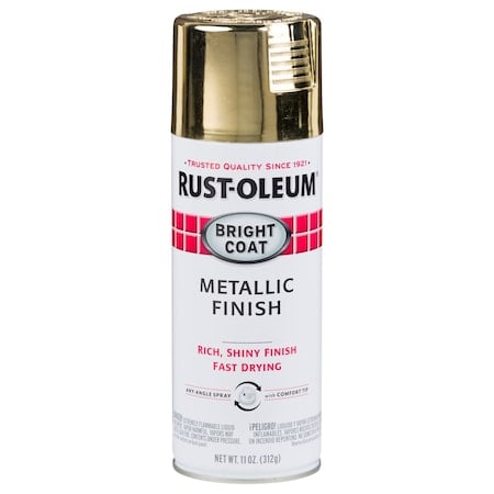 Gold Metallic Bright Coat Paint 11OZ. F.WT. MPN:7710830