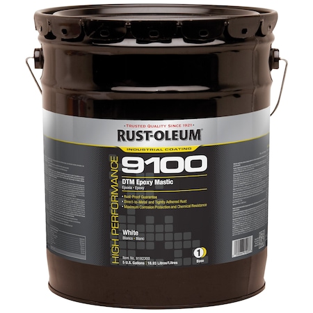 5 Gal White 9100 Systemhigh Performance Dtm Exp MPN:9192300