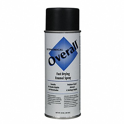 Spray Paint Black 10 oz Net Weight MPN:V2404830V