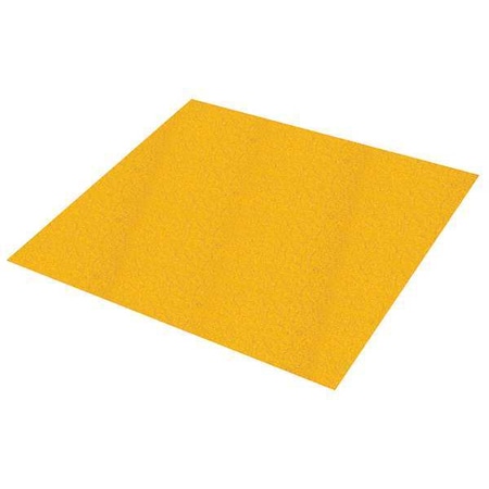 Antislip Sheet Fiberglass Reinforced Plastic Coarse Grit Size, Yellow, 47 in W x 96 in L MPN:271814