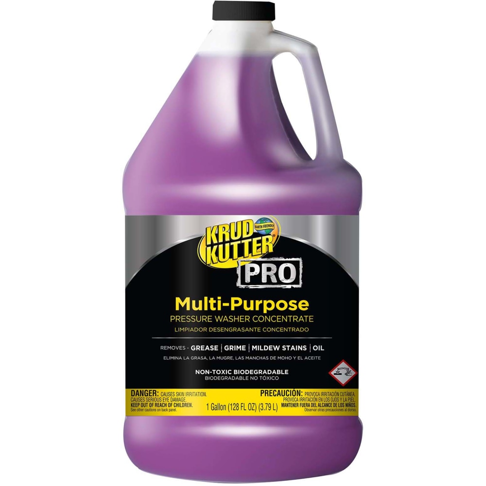 Krud Kutter Pro Multi-Purpose Pressure Washer Concentrate, 1 Gallon, Purple, Pack Of 4 Jugs MPN:352251