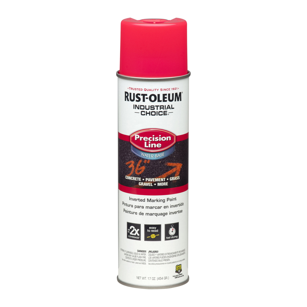 FLOR. Pink w/B Marking Spray Paint 17 Fl Oz MPN:1861838