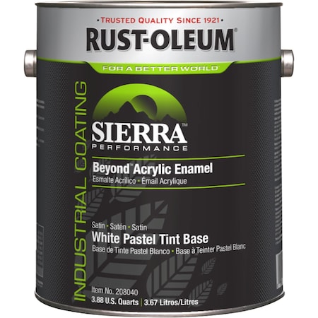 S38-00P Satin White Pastel Base Enamel Paint Gal MPN:208040