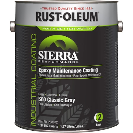 Voc Gloss Classic Gray S40 Concr Epoxy Flr Coat MPN:208072