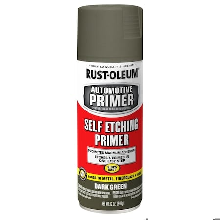Self Etching Primer 12OZ Flat Dark Green MPN:249322