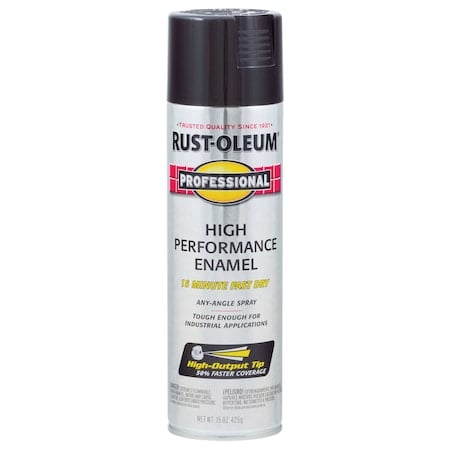Professional Enamel Spray Gloss Black 15 OZ. MPN:7579838
