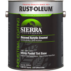 Rust-Oleum® Beyond™ Acrylic Enamel Paint 1 Gallon Can Satin White Pastel 208040 - Pkg Qty 2