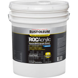 Rust-Oleum® ROCAcrylic 3800 Acrylic Enamel Paint 5 Gallon Pail Gloss Forest Green 316543