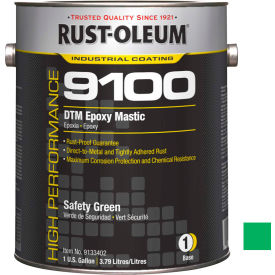 Rust-Oleum 9100 System 340 VOC DTM Epoxy Mastic Safety Green Gallon Can - 9133402 9133402 - Pkg Qty 2