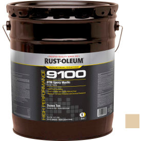 Rust-Oleum 9100 System 340 VOC DTM Epoxy Mastic Dunes Tan 5 Gallon Pail - 9171300 9171300