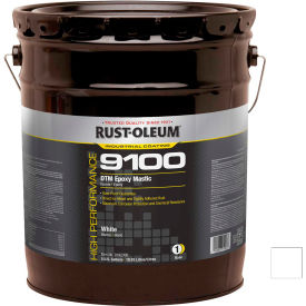 Rust-Oleum 9100 System 340VOC DTM Epoxy Mastic White 5 Gallon Pail - 9192300 9192300