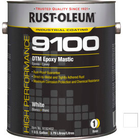 Rust-Oleum 9100 System 340 VOC DTM Epoxy Mastic White Gallon Can - 9192402 9192402 - Pkg Qty 2
