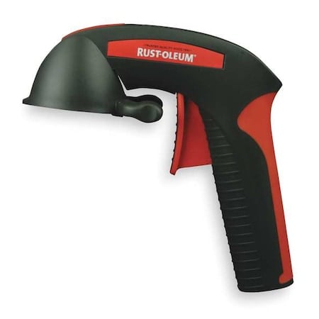 Spray Can Grip, 7 3/8 in Lg, 1 3/4 in Wd, Black, Aerosol Spray Can MPN:241526