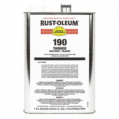 Paint Thinner 1 gal Can MPN:190402