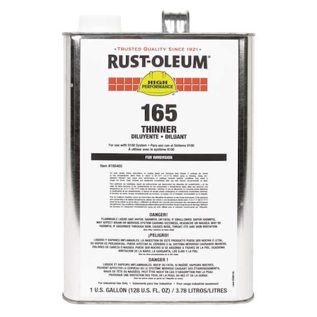 Immersion Paint Thinner, 1 gal, Can MPN:165402