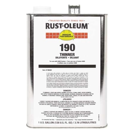 Paint Thinner, 1 gal, Can MPN:190402