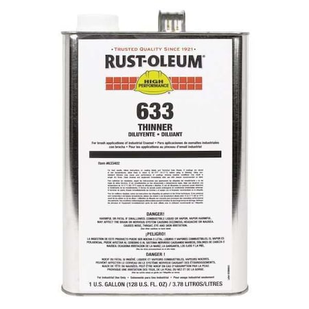 Paint Thinner, 1 gal, Can MPN:633402