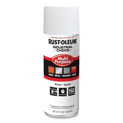 Enamel Spray Primer Flat White 12 OZ. MPN:1681830V