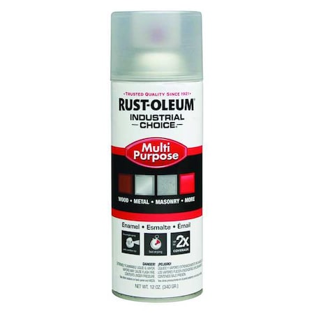 Spray Paint, Crystal Clear, Gloss, Solvent, 12 oz MPN:1610830