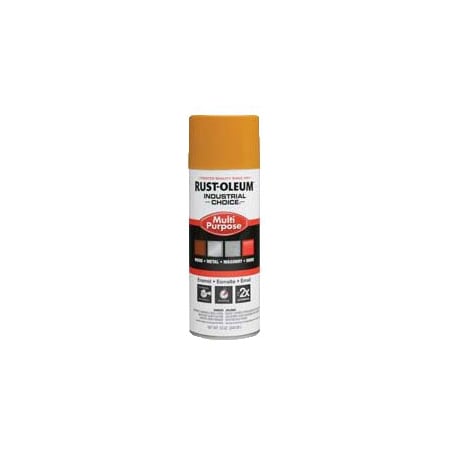 Spray Paint, School Bus Yellow, Gloss, Solvent, 12 oz MPN:1643830