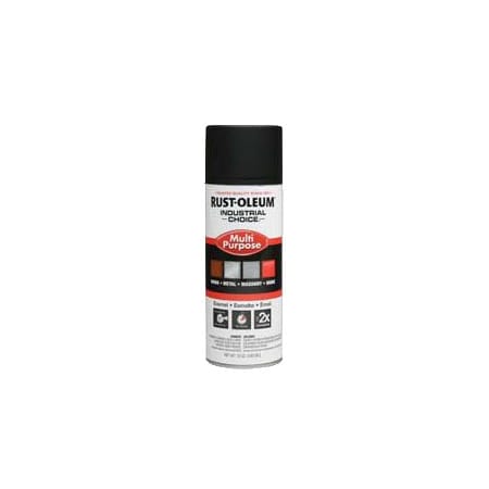 Spray Paint, Black, Ultra-Flat, Solvent, 12 oz MPN:1676830V