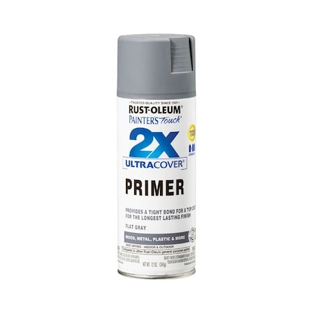 Spray Primer, Gray, Flat, Solvent, 12 oz MPN:1680830V