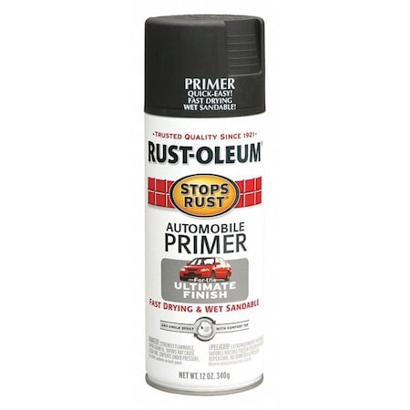 Spray Paint, Dark Gray, Primer, Solvent, 12 oz. MPN:2089830