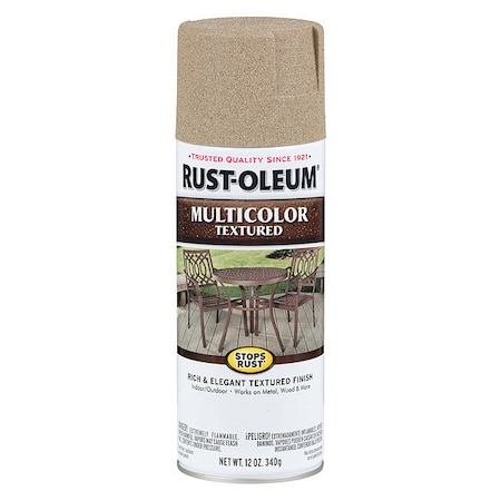 Textured Spray Paint, Desert Bisque, Textured, Solvent, 12 Oz MPN:223524