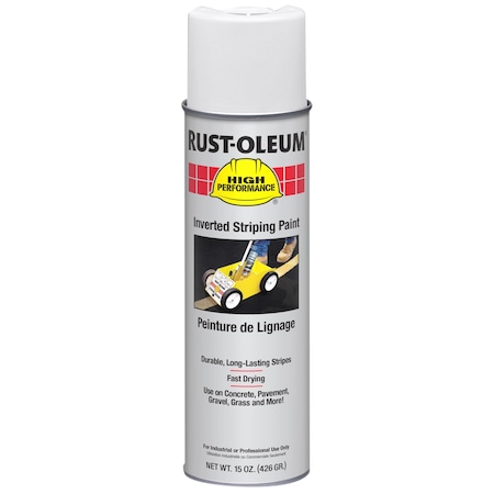 Inverted Striping Paint, 20 oz, White, Solvent -Based MPN:2391838V