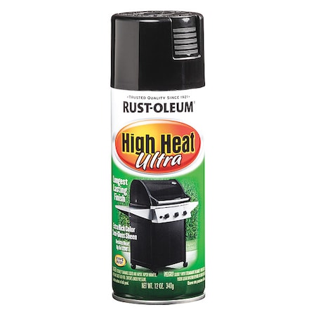 High Heat Spray, Black, 12 Oz MPN:241169