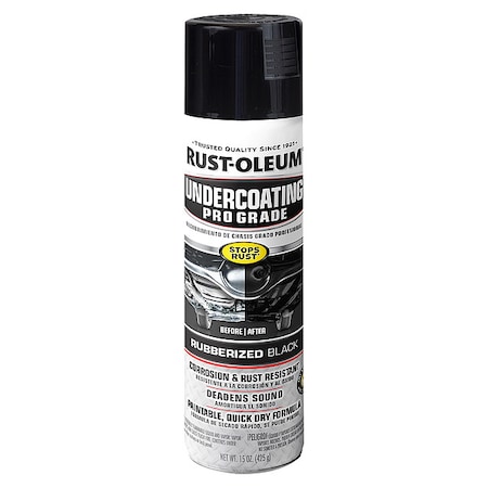 Rubberized Undercoating, Black, 15 oz MPN:248656