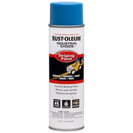Industrial Choice Striping Paint, 18 oz, Dark Blue, Solvent -Based MPN:263446