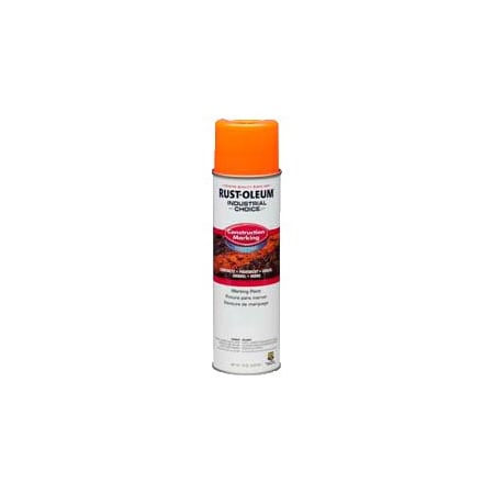 Construction Marking Paint, 17 oz., Fluorescent Orange, Water -Based MPN:264697