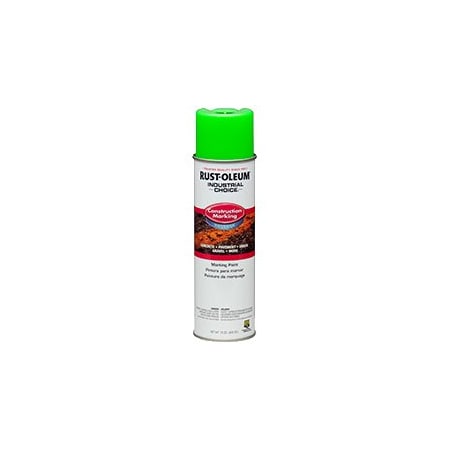 Construction Marking Paint, 17 oz., Fluorescent Green, Water -Based MPN:264700