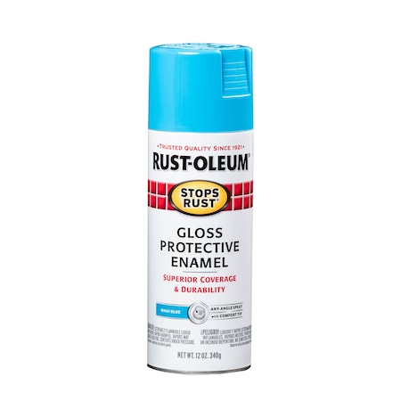 Spray Paint, Maui Blue, Gloss, Solvent, 12 oz. MPN:269292