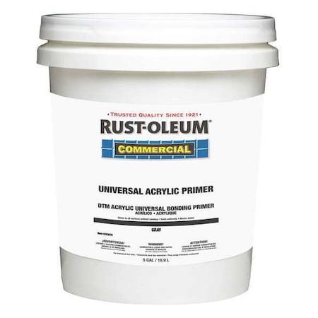 Primer, Gray, Water, Acrylic Copolymer, 5gal MPN:292603